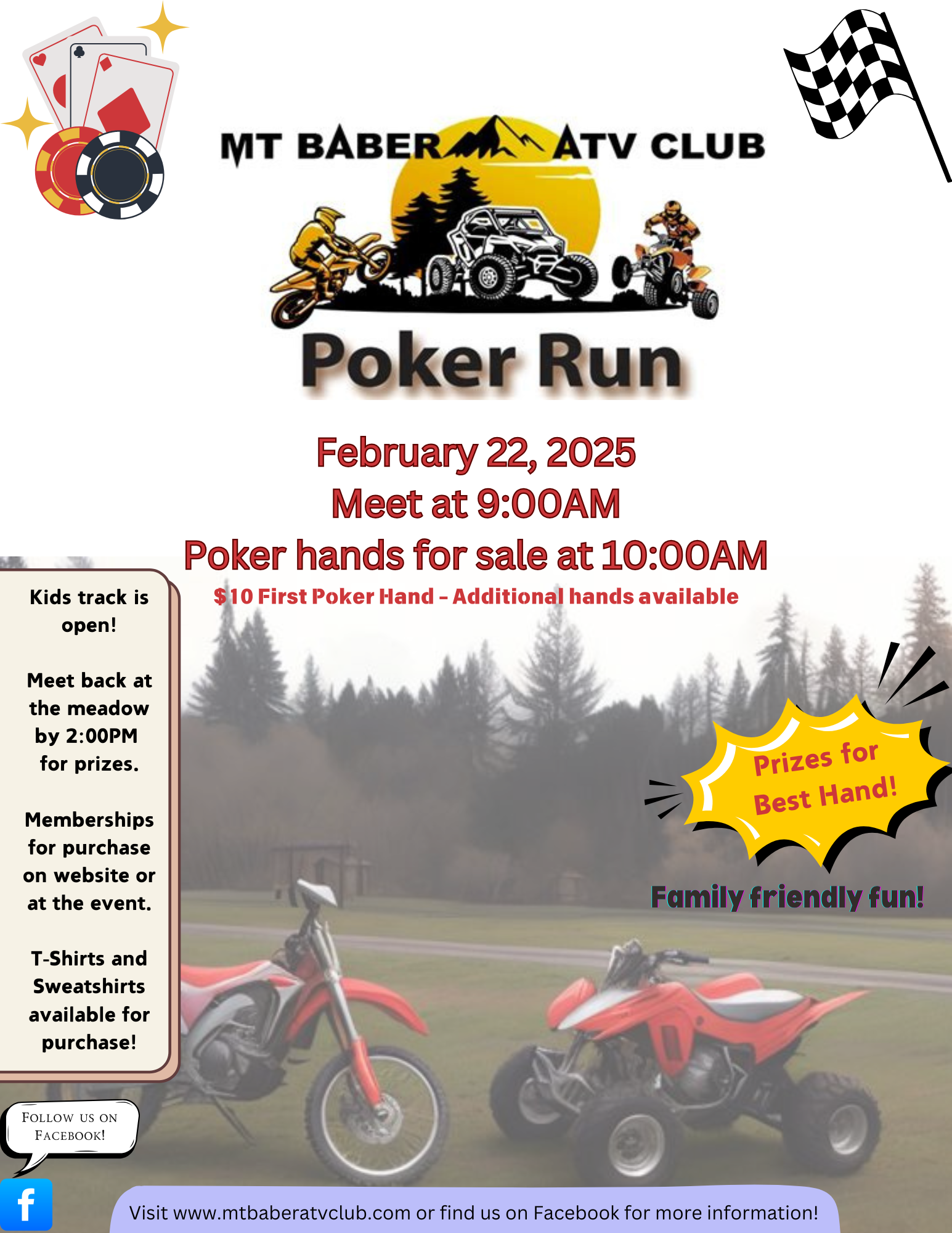 Poker Run 2/22/2025